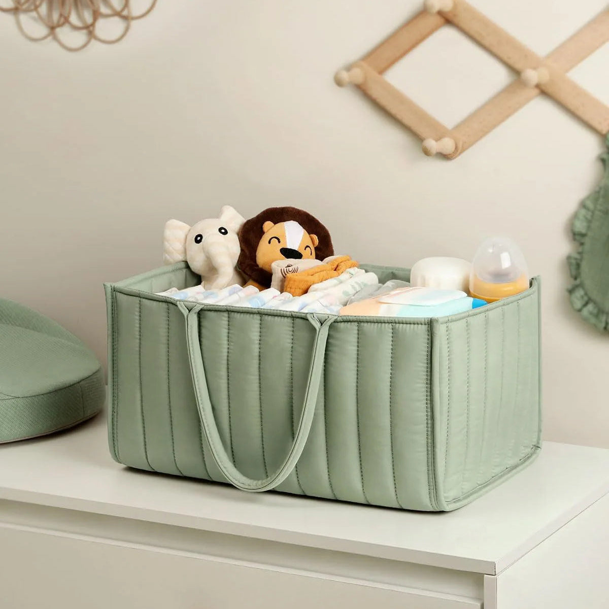 Foladable Mommy Bag Baby Diaper Bag Diapers Caddy Organizer Large