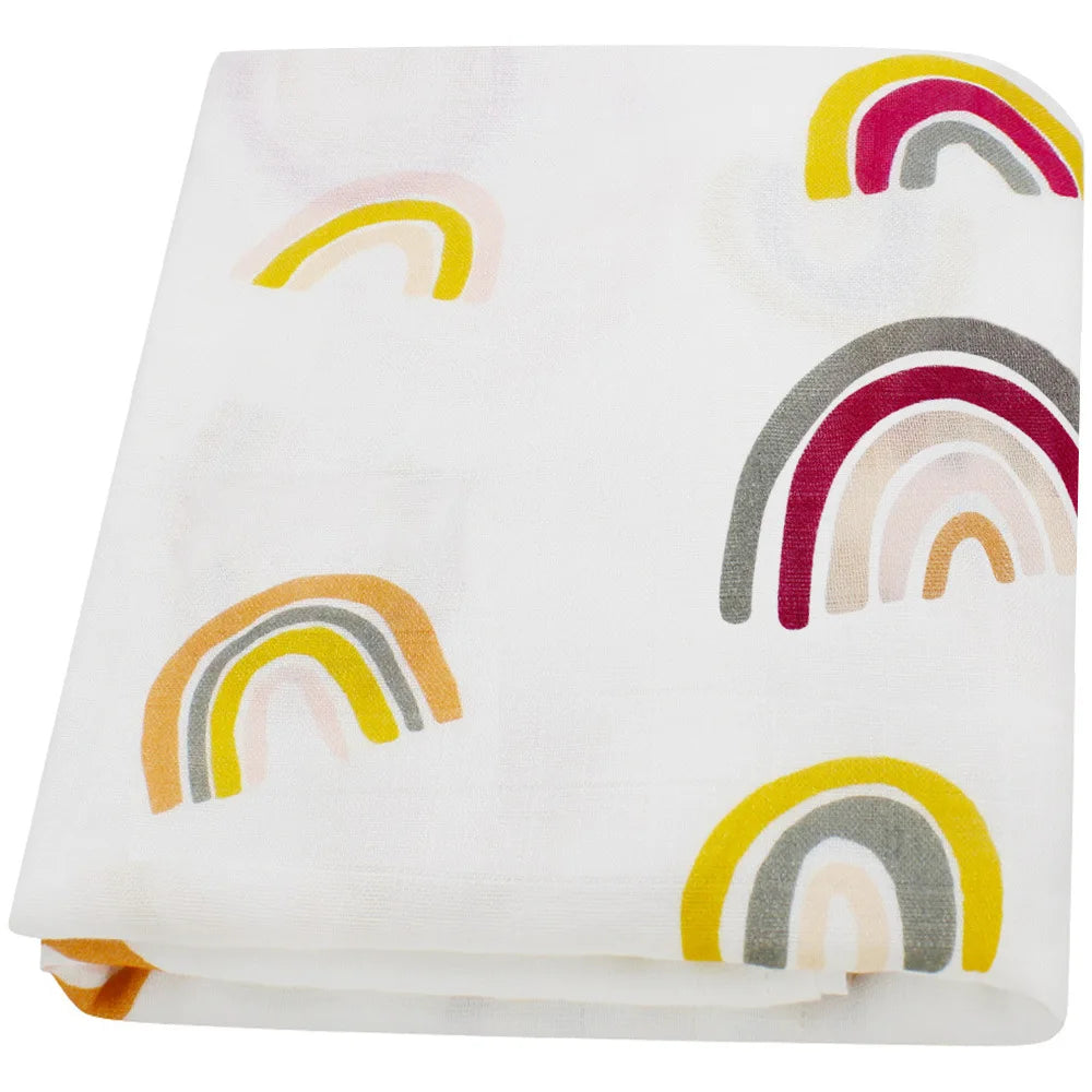 Bamboo Cotton Baby Muslin Swaddle Blanket, Baby Swaddle- Bamboo Blanket