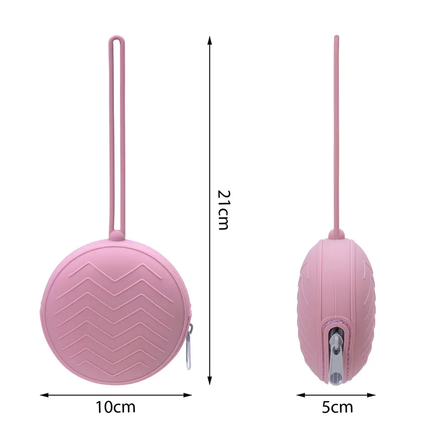 Food Grade Baby Soft Silicone Keep Pacifier Holder Pacifier Clip Soother Container Box