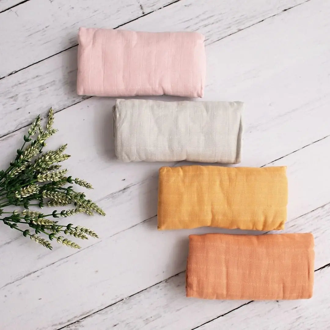Bamboo Cotton Baby Muslin Swaddle Blanket, Baby Swaddle- Bamboo Blanket