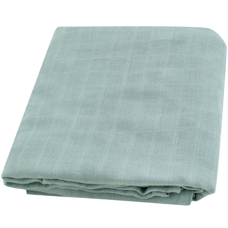 Bamboo Cotton Baby Muslin Swaddle Blanket, Baby Swaddle- Bamboo Blanket