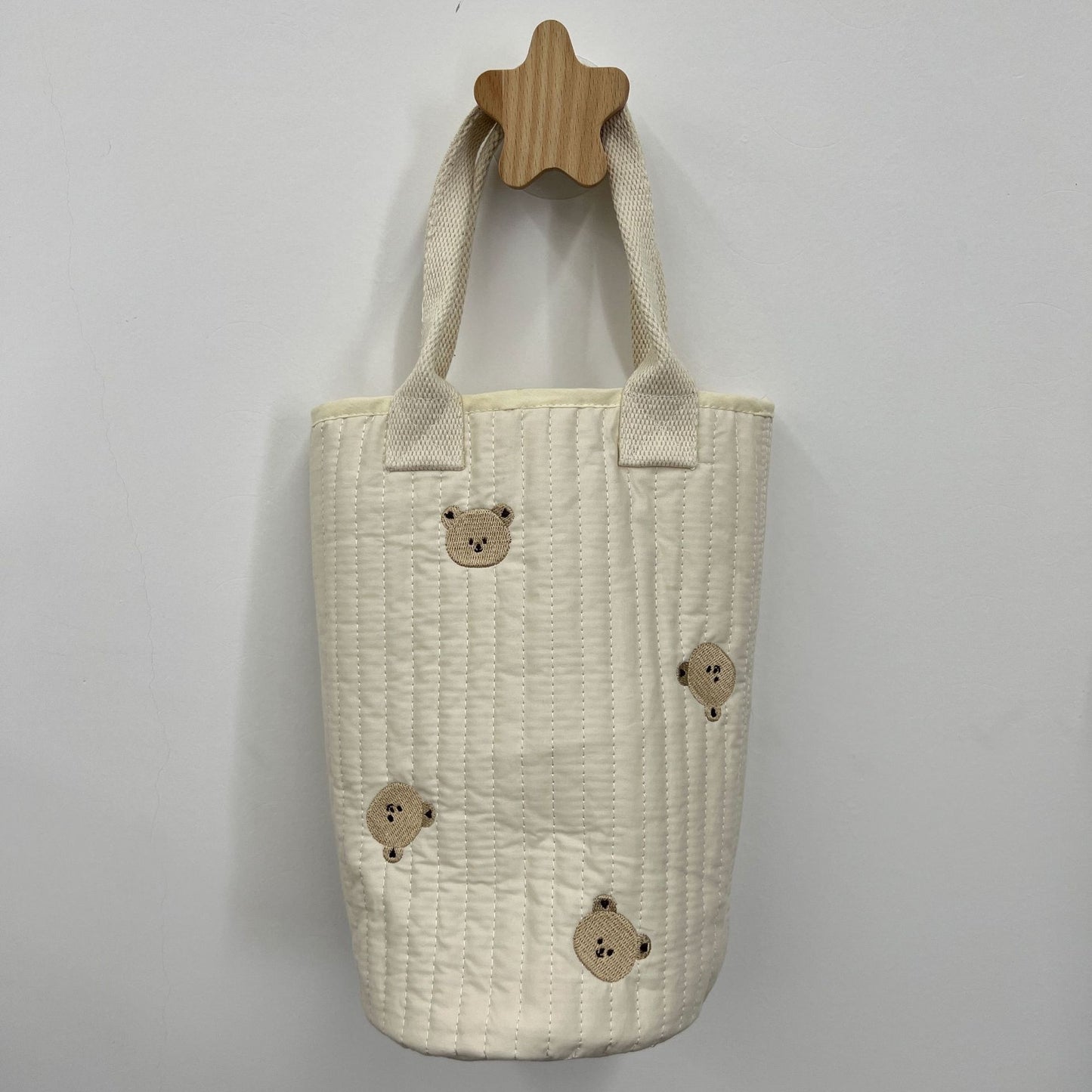 New Arrival Felt Baby Nursery Diaper Caddy Cotton Storage Bag Basket