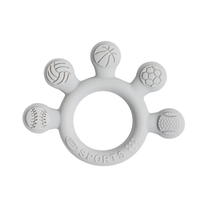 1pc Silicone Teether Toys for Toddler BPA Free