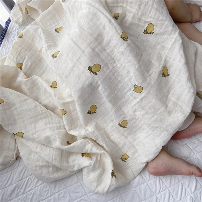 Baby Swaddle Wrap 100% Organic Cotton Muslin Swaddle Blanket for Newborn Infant
