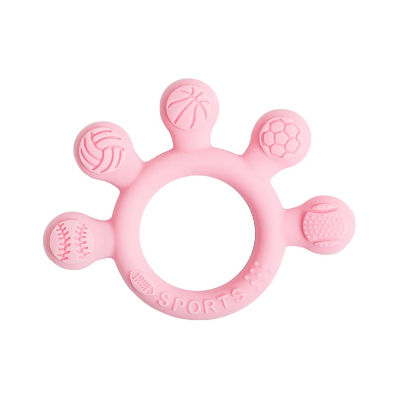 1pc Silicone Teether Toys for Toddler BPA Free