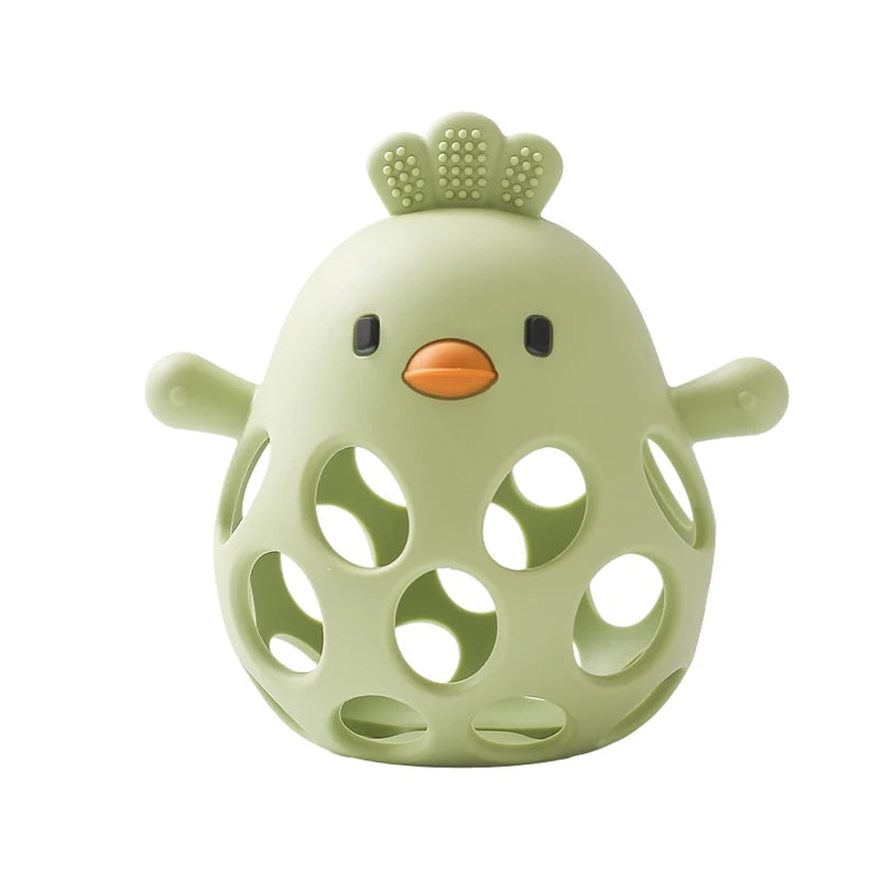 Cute Chick Infant Silicone BPA Free Teething toy Baby Accessories Toys Gift
