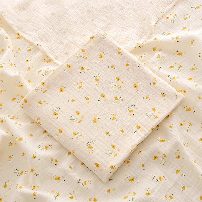 Baby Blanket Muslin Cotton Swaddle 2 Layer Cotton