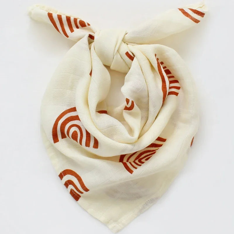 Muslin Bamboo Cotton Baby Blanket Swaddle - Soft and breathable