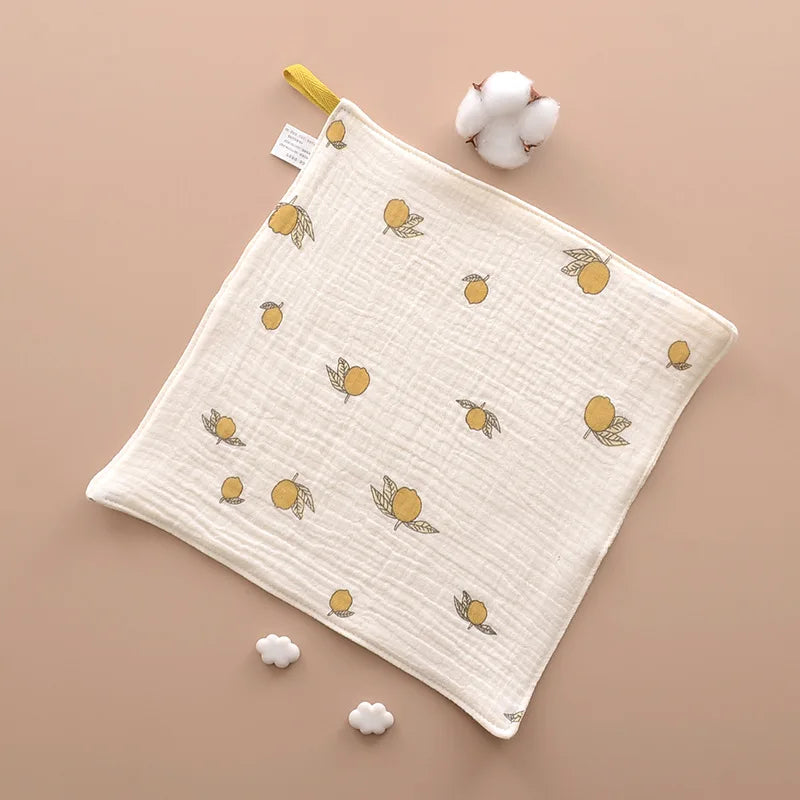 100% Cotton Soft Baby Burp Cloth - Cotton Muslin Squares