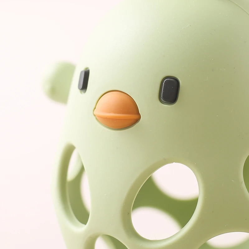 Cute Chick Infant Silicone BPA Free Teething toy Baby Accessories Toys Gift