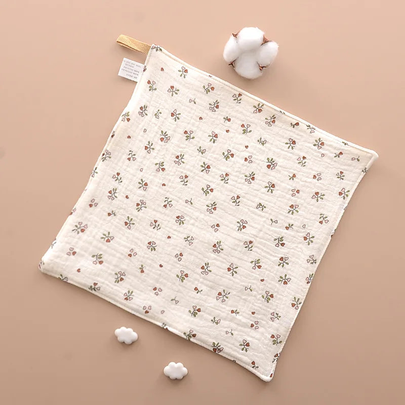100% Cotton Soft Baby Burp Cloth - Cotton Muslin Squares