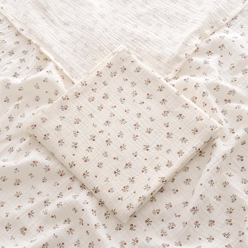 Baby Blanket Muslin Cotton Swaddle 2 Layer Cotton