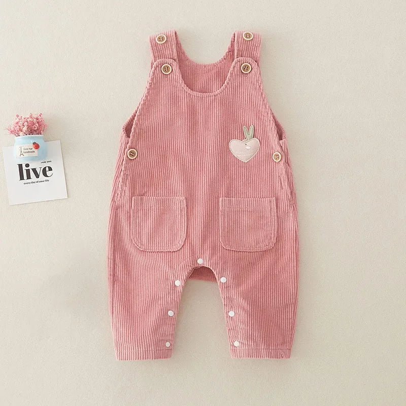 Baby Clothes Corduroy Rompers