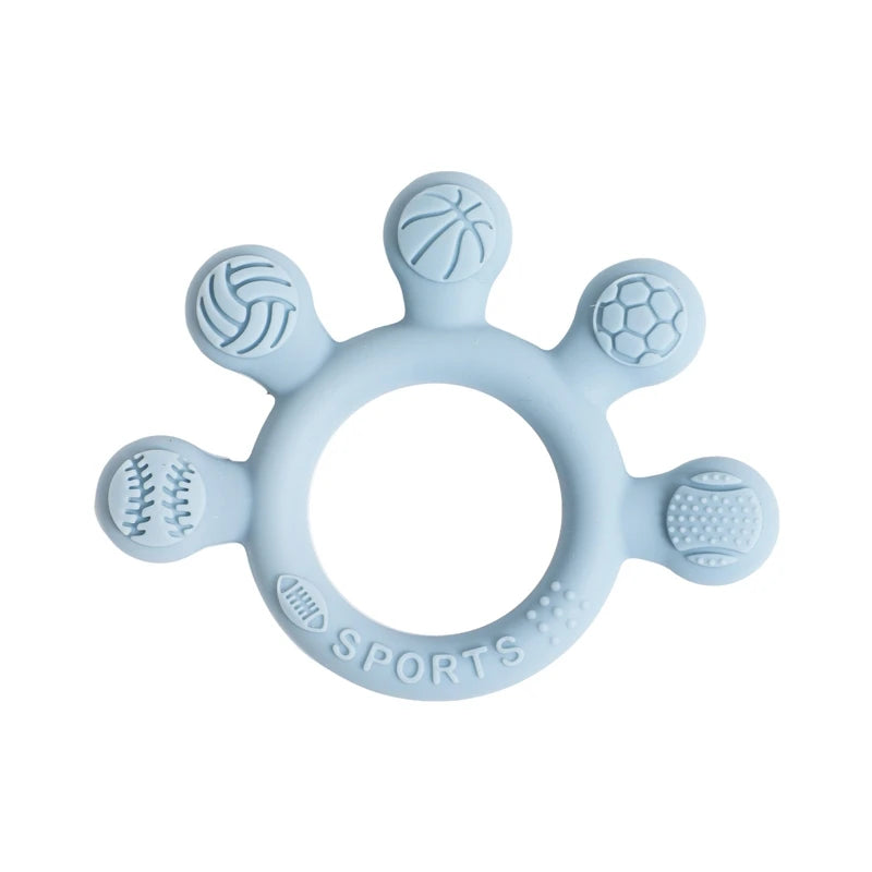 1pc Silicone Teether Toys for Toddler BPA Free