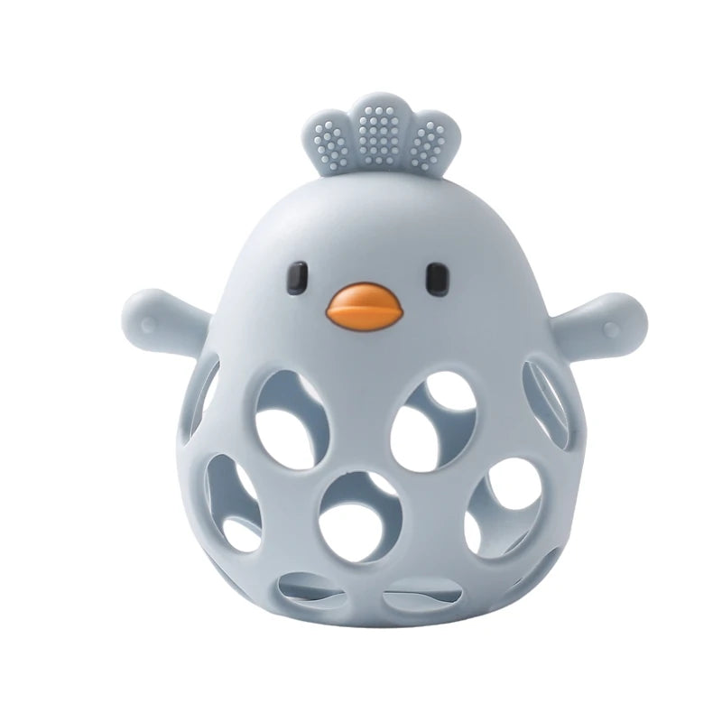 Cute Chick Infant Silicone BPA Free Teething toy Baby Accessories Toys Gift