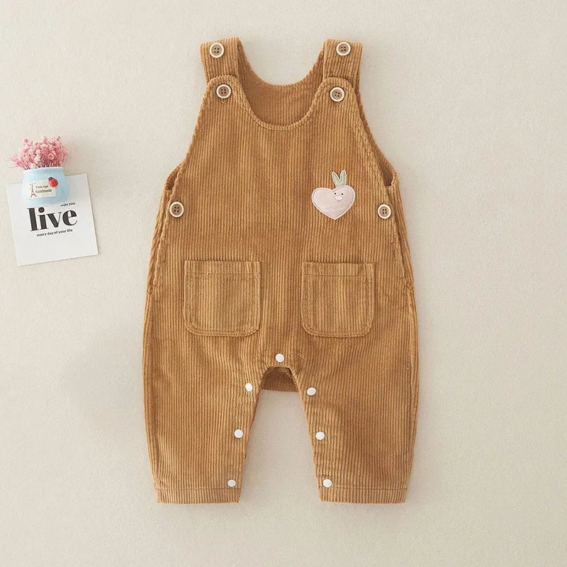 Baby Clothes Corduroy Rompers