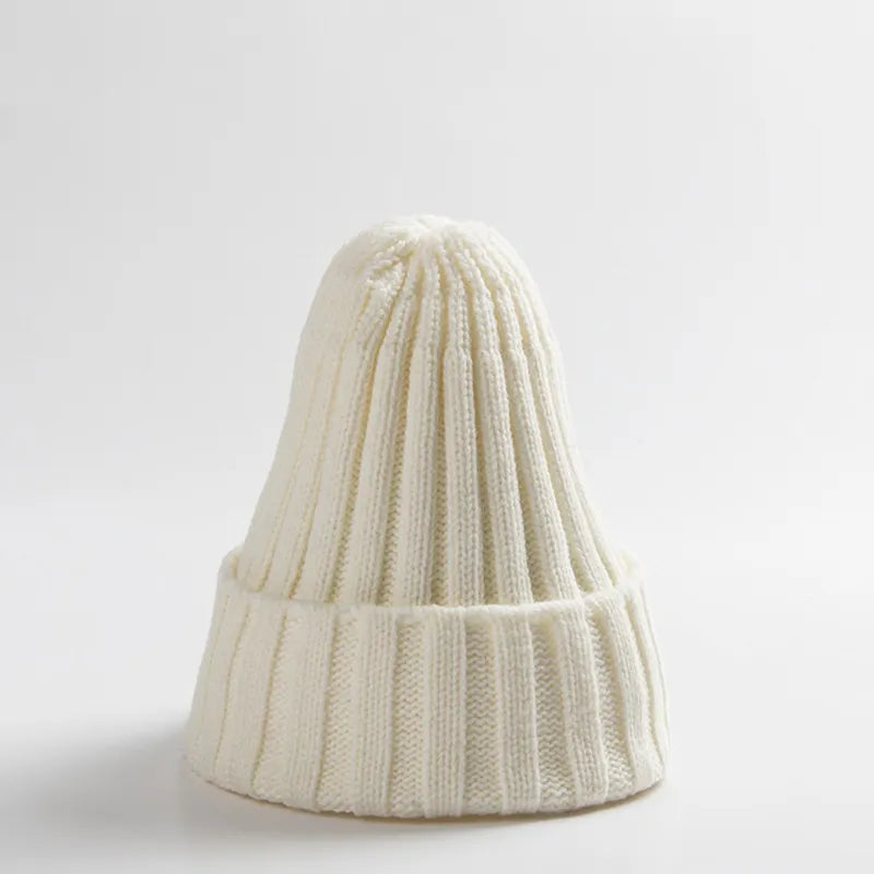 +More Colors - Warm Winter Big Pompom Baby Knitted Hat