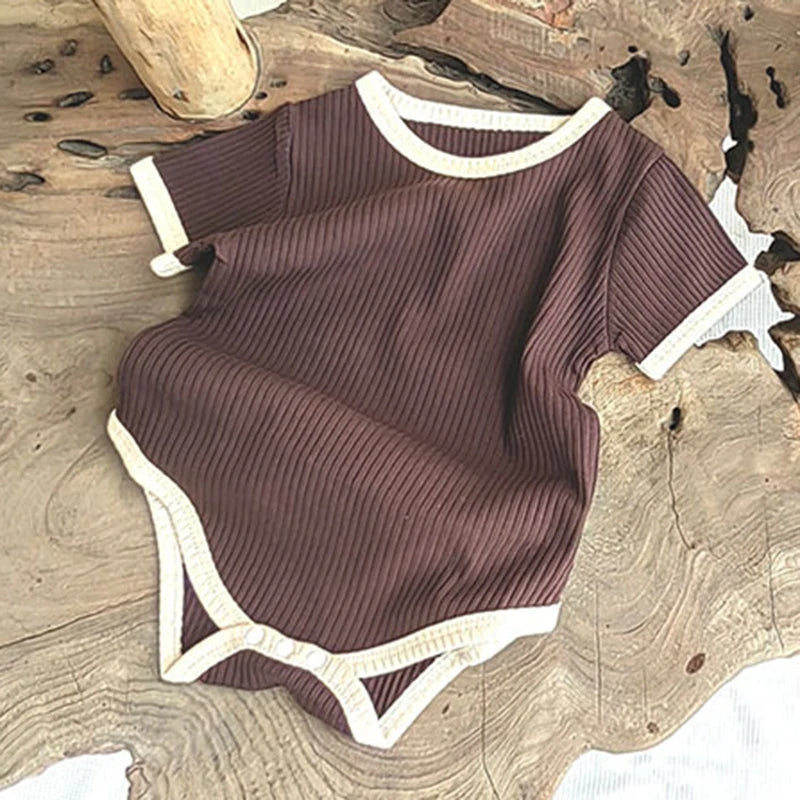 Summer Cotton Unisex Baby & Toddler Sleeveless Romper Baby Knitting Rompers