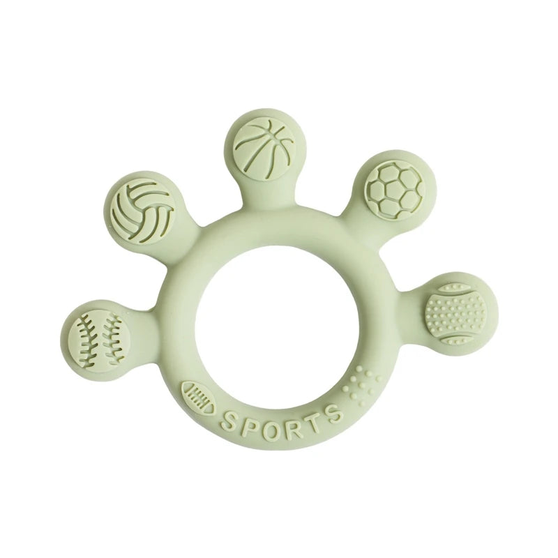 1pc Silicone Teether Toys for Toddler BPA Free