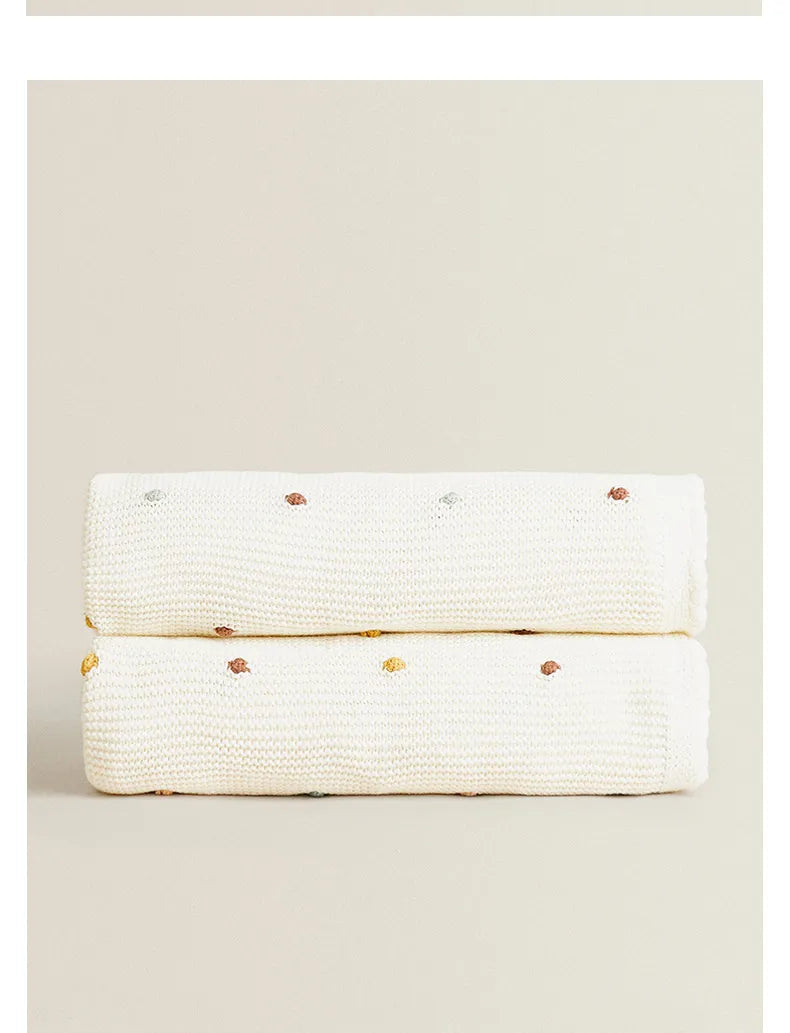 100*70cm Baby Blanket Knitted Sofa Throw Blankets