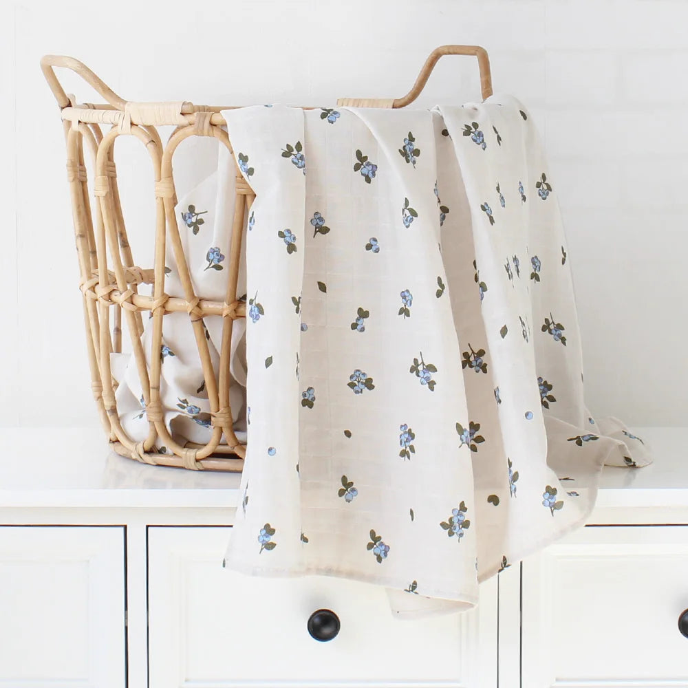 Baby Swaddle Wrap 100% Organic Cotton Muslin Swaddle Blanket for Newborn Infant