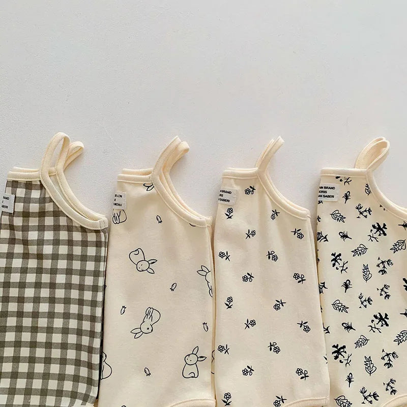 Cotton Summer Baby Bodysuits