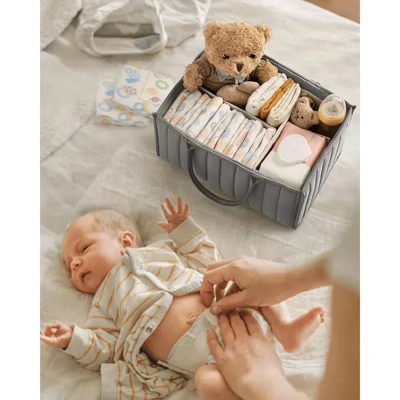 Foladable Mommy Bag Baby Diaper Bag Diapers Caddy Organizer Large