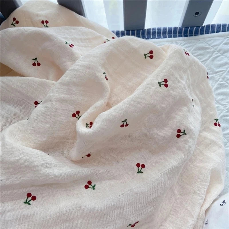 Baby Swaddle Wrap 100% Organic Cotton Muslin Swaddle Blanket for Newborn Infant