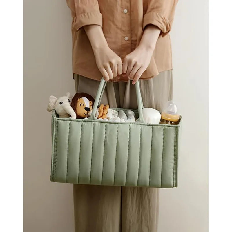 Foladable Mommy Bag Baby Diaper Bag Diapers Caddy Organizer Large