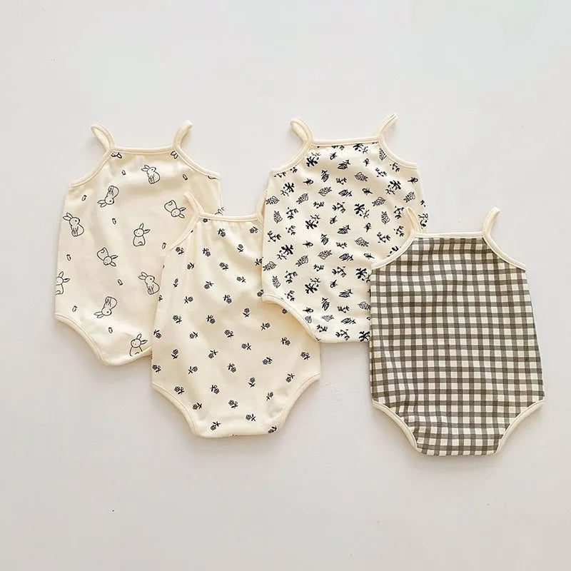 Cotton Summer Baby Bodysuits