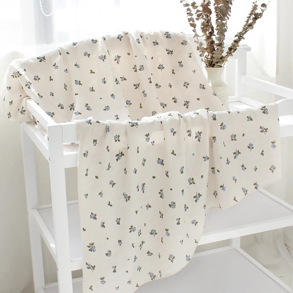 Baby Swaddle Wrap 100% Organic Cotton Muslin Swaddle Blanket for Newborn Infant