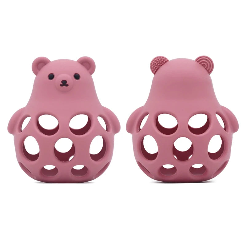 Cute Chick Infant Silicone BPA Free Teething toy Baby Accessories Toys Gift