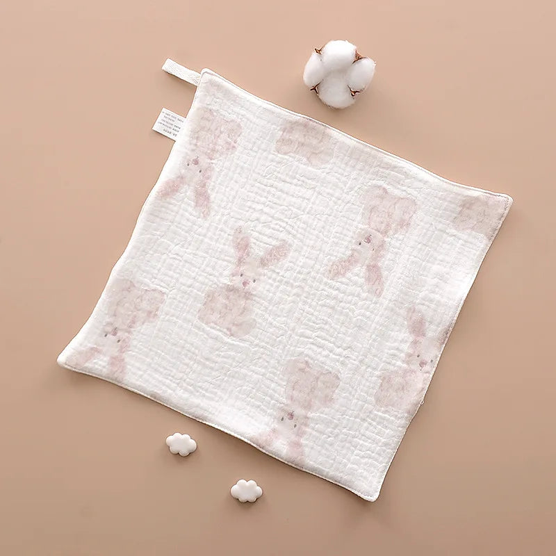 100% Cotton Soft Baby Burp Cloth - Cotton Muslin Squares