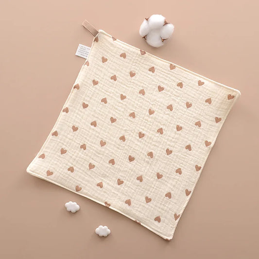 100% Cotton Soft Baby Burp Cloth - Cotton Muslin Squares 