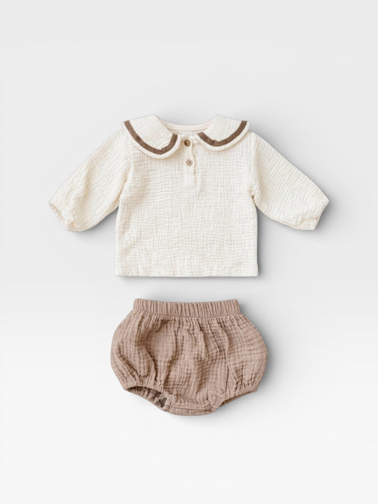 Organic Cotton Baby Navy Design