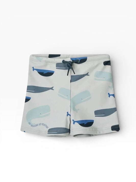 Baby & Toddler Boys Whale-Print Swim Trunks – UPF 50+ Sun-Safe Beach & Pool wear