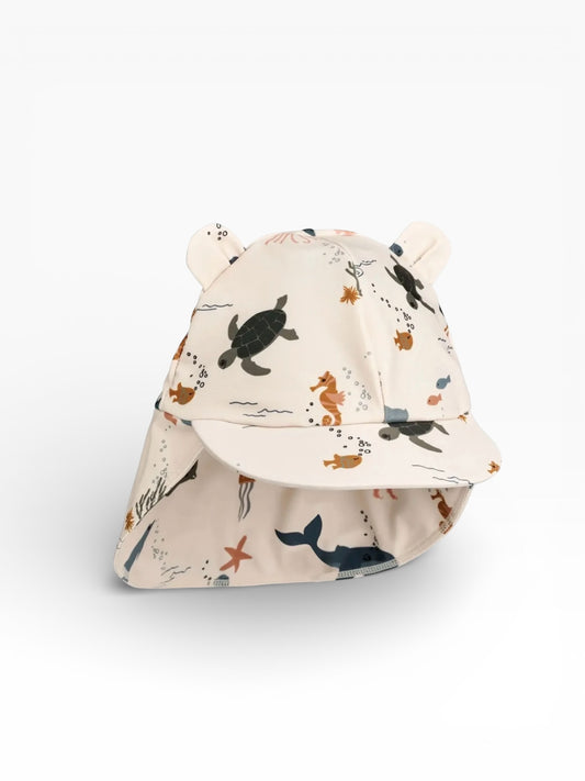 Baby & Toddler Boys UPF 50+ Sun & Swim Hat – Lightweight Beach & Pool Protection