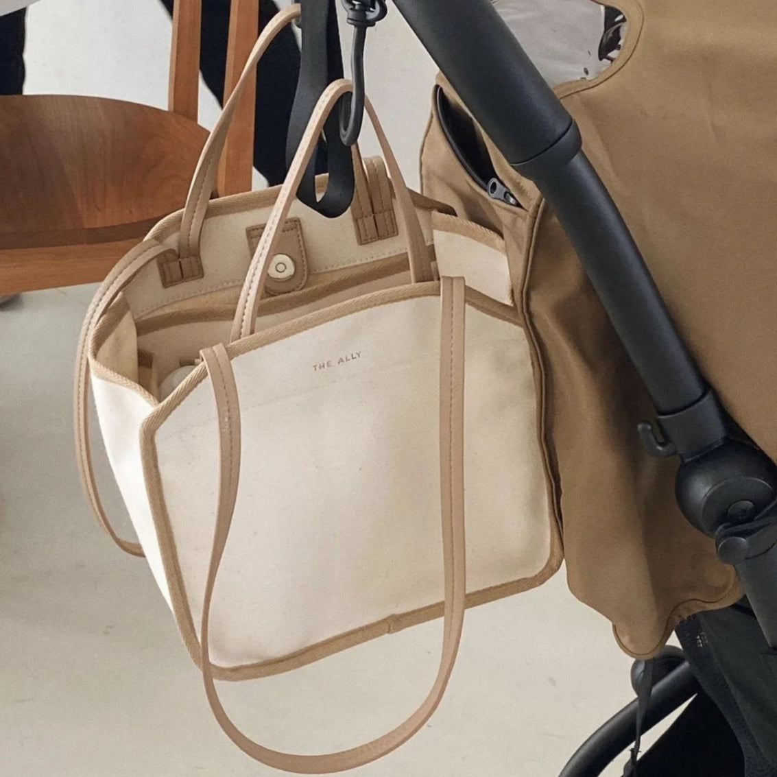 Canvas Mommy Shoulder Bag Baby Nappy Bags for