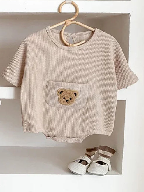 +More Colors - Baby & Toddler Unisex Waffle Knit One-Piece