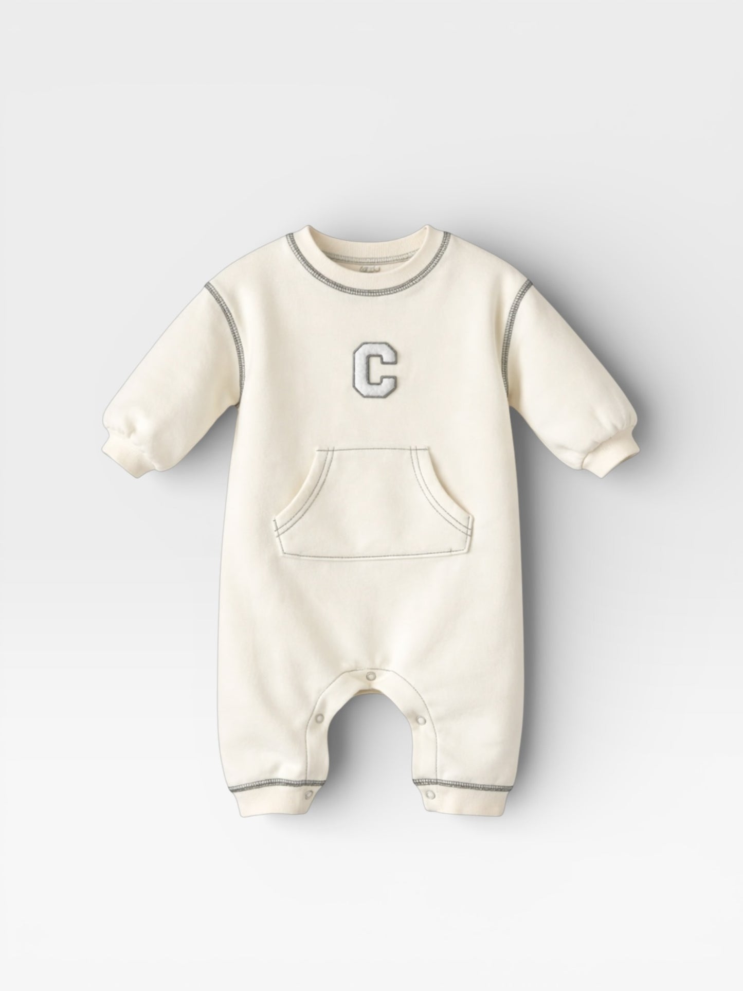 +More Colors - Cotton Baby & Toddler Letterman Embroidery Romper for Boys (Only) – Soft & Stylish