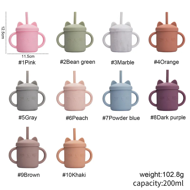 +More Colors - Baby Feeding Drinkware Straw Cup