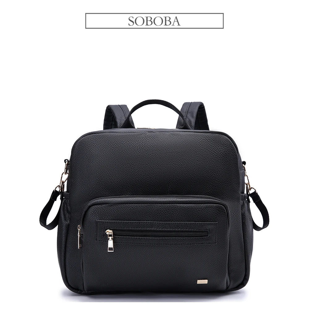 +More Colors - Multi-Functional Diaper Bag – Large Capacity Waterproof Backpack for Newborns & Parents