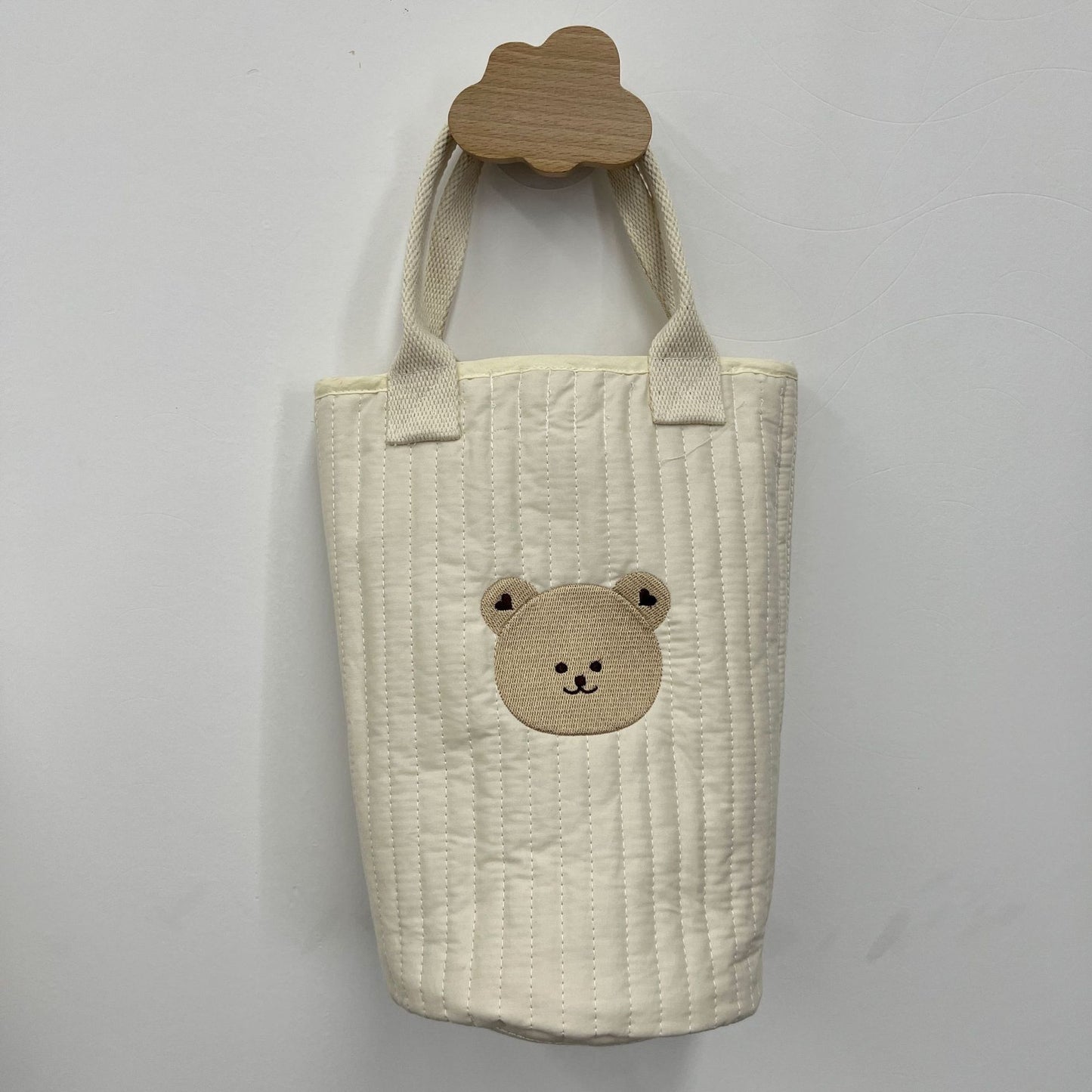 New Arrival Felt Baby Nursery Diaper Caddy Cotton Storage Bag Basket