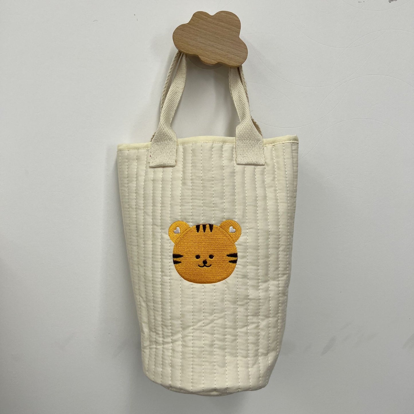 New Arrival Felt Baby Nursery Diaper Caddy Cotton Storage Bag Basket