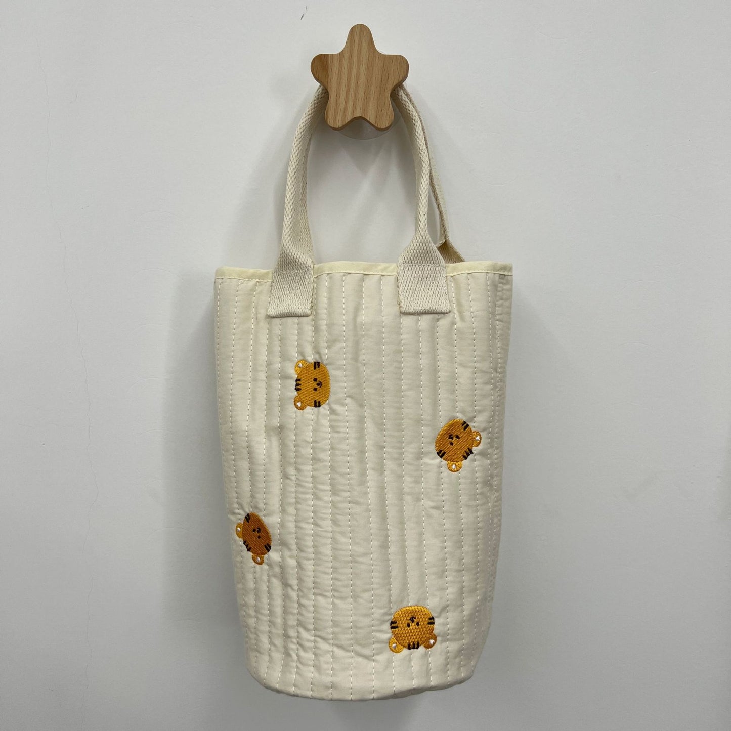 New Arrival Felt Baby Nursery Diaper Caddy Cotton Storage Bag Basket