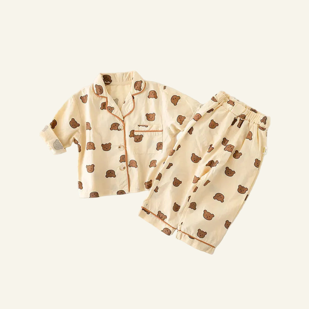 Cotton Spring Baby & Toddler Pajama Set – Unisex Sleeper Wear, Soft & Breathable