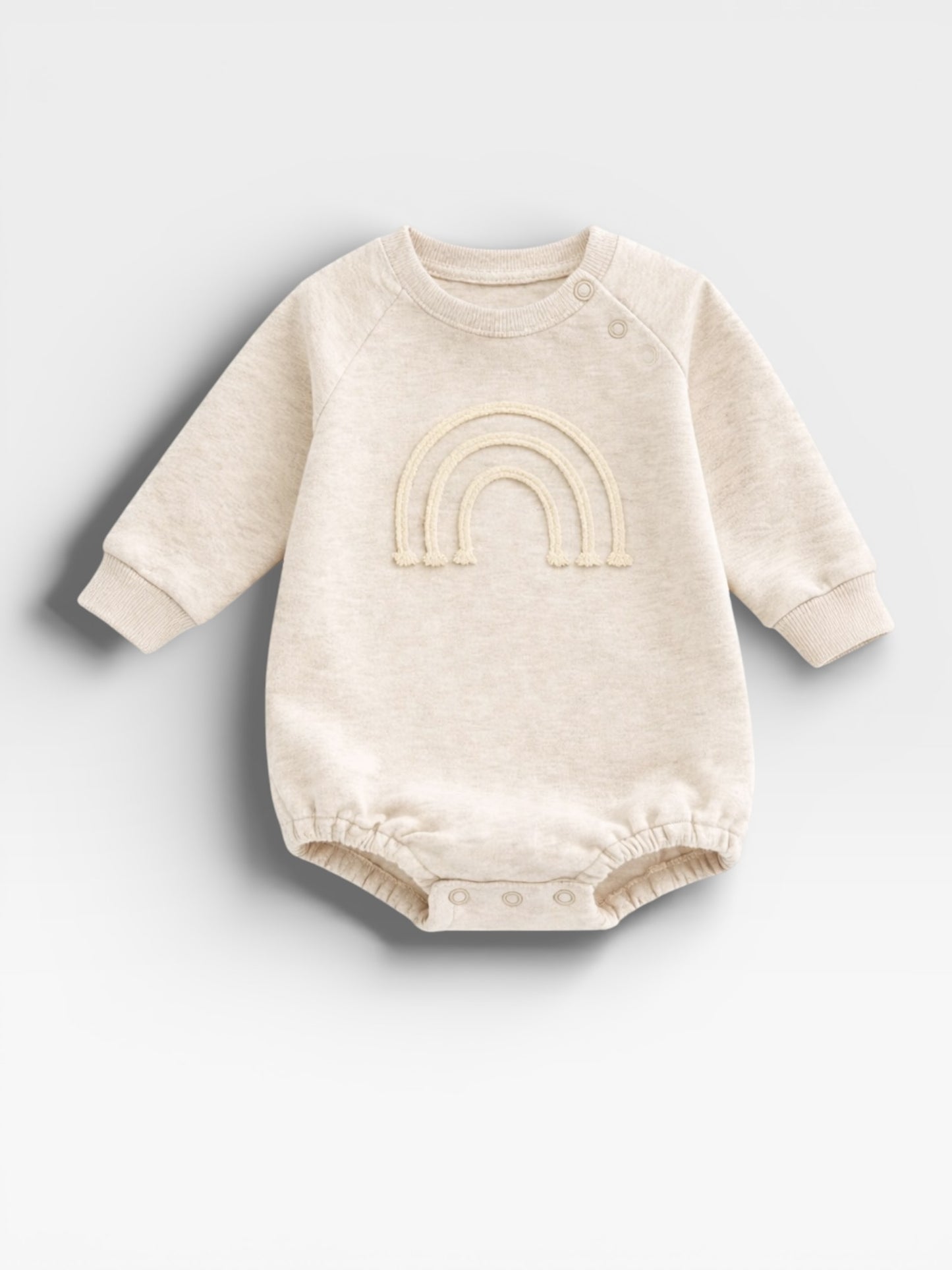 Unisex Long-Sleeve Baby Romper – Cozy Everyday Knit Essential