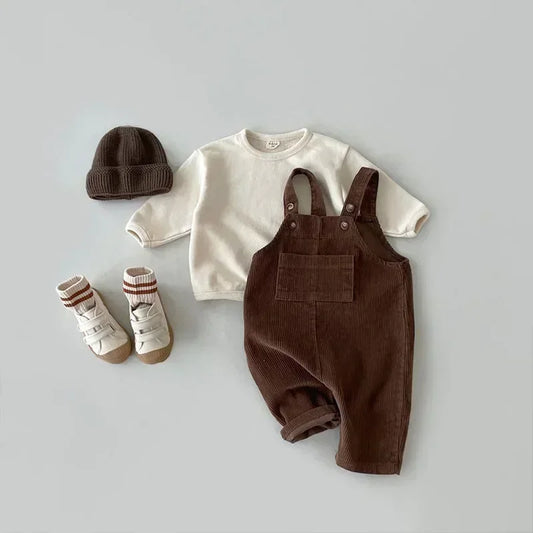 +More Colors - Boy's Corduroy Jumpsuit Only