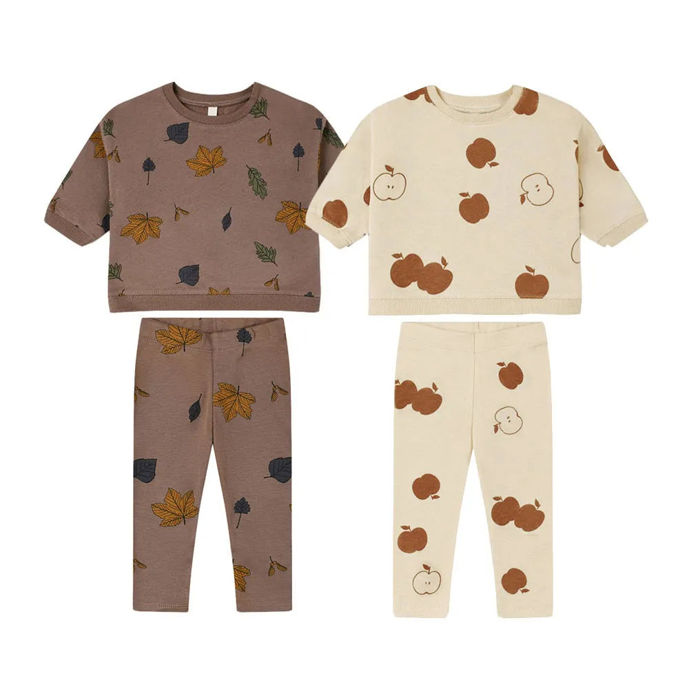 +More Colors - Cotton Fall Baby Boy Casual Sweater + Trouser 2ps