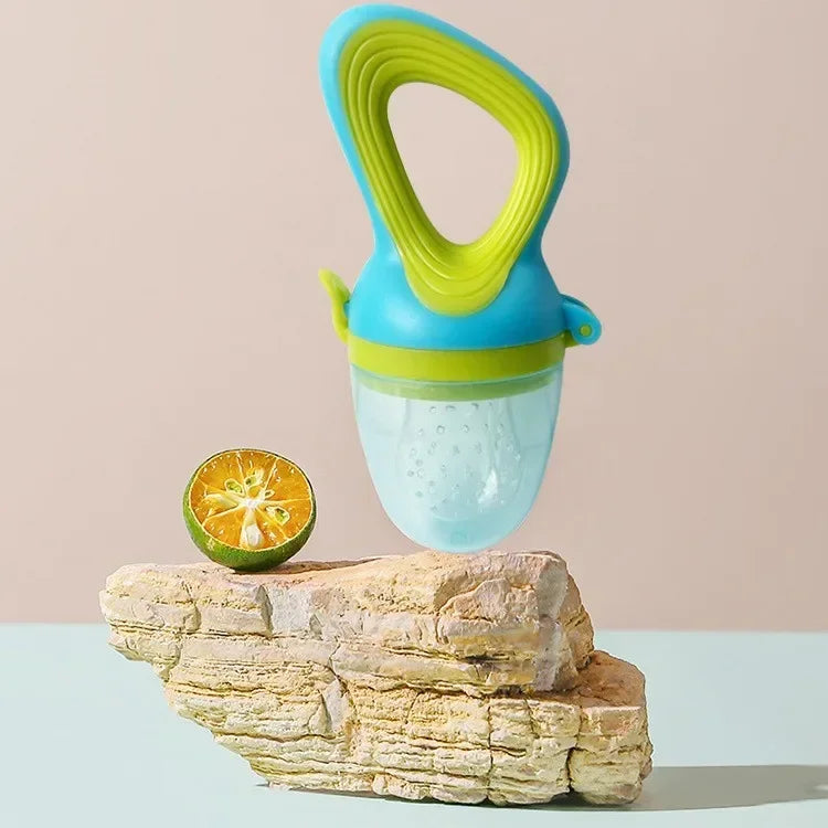 +More Colors - Silicone Baby Fruit Feeder with Cover – Fresh Food Teething & Feeding Nipple